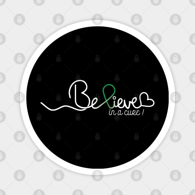 Believe- Spinal Cord Injuries Gifts Spinal Cord Injuries Awareness Magnet by AwarenessClub